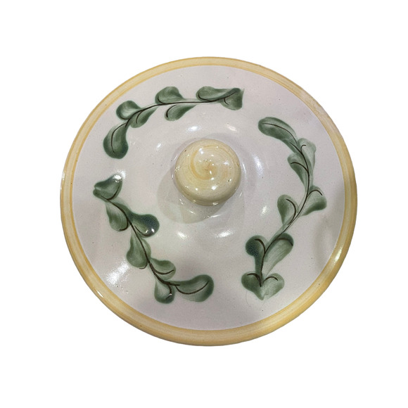 Louisville‎ Stoneware 9.5" Casserole Covered Dish w Lid Round Multicolor Flower - Picture 4 of 9